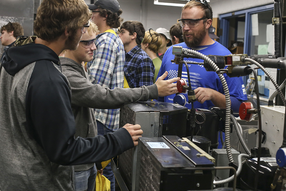 Young People In Workshop Training