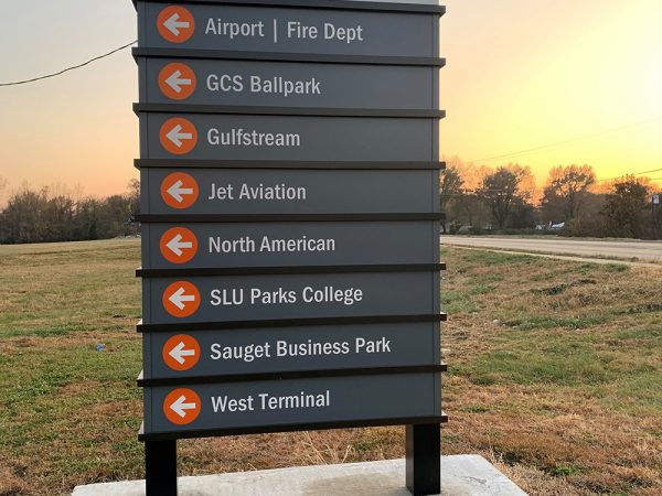 STL Downtown Airport Signage