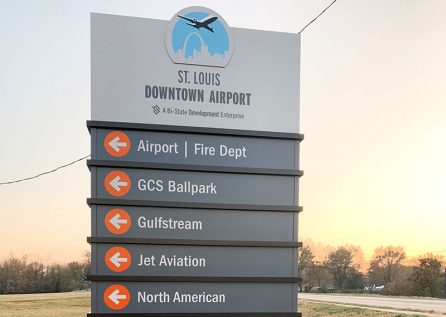 Sign showing various directions to locations