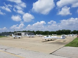 SLU planes at St. Louis Downtown Airport