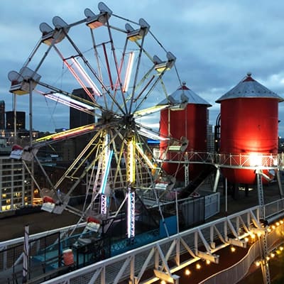 City Garden rooftop ferris wheel.